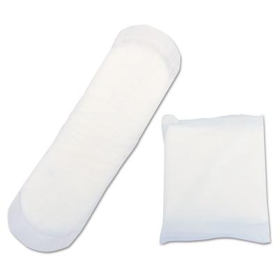 Hospeco 250IM Maxithins Sanitary Pads, 250/Carton - Case of 250