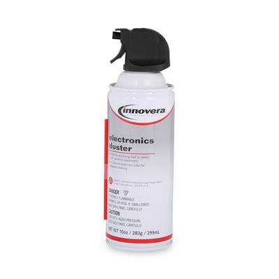 Innovera 10010 Compressed Air Duster Cleaner, 10 oz Can IVR10010