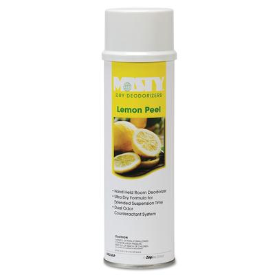 Misty 1001842 Handheld Air Deodorizer, Lemon Peel, 10 oz Aerosol, 12/Carton - Case of 12 AMR1001842
