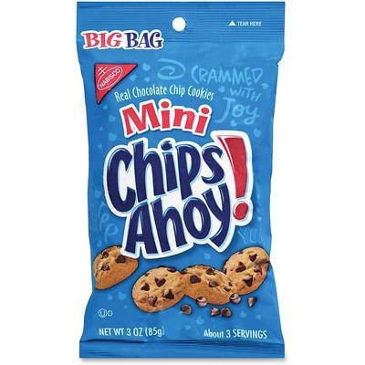 Nabisco 00679 Mini Chips Ahoy, 3oz., 12/CT, Blue - Case of 12