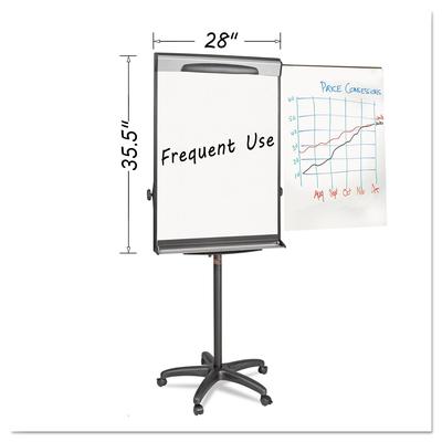 MasterVision™ EA48062119 Tripod Extension Bar Magnetic Dry-Erase Easel, 69