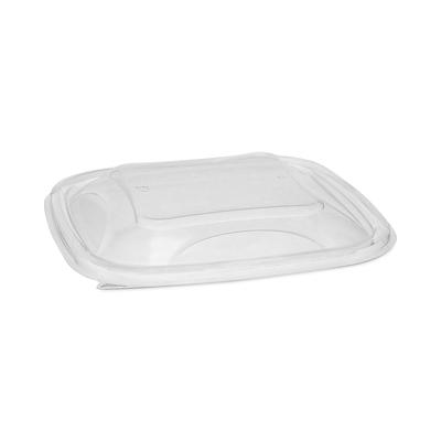 Pactiv SACLD07 EarthChoice PET Container Lids, For 24-32 oz Container Bases, 7.38 x 7.38 x 0.82, Clear, 300/Carton - Case of 300