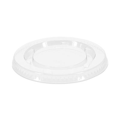 Pactiv YLS2FR Crystal-Clear Portion Cup Lids, Fits 1.5-2.5oz Cups, 2400/Carton - Case of 2400