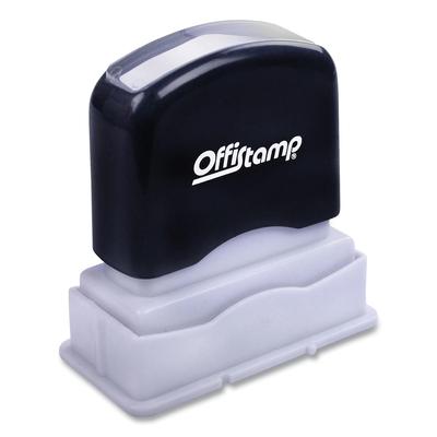 Offistamp® 034501 Pre-Inked Message Stamp, COPY, 1.63" x 0.38", Blue Ink