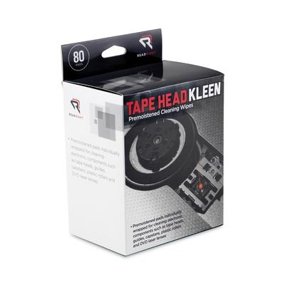 Read Right/Advantus Corporation RR1301 Tape Head Kleen Pad, Individually Sealed Pads, 5 x 5, 80/Box - Box of 80