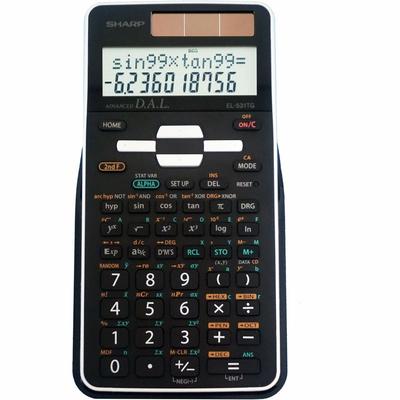 Sharp EL531TGBBW Scientific Calculator with 2-line Display