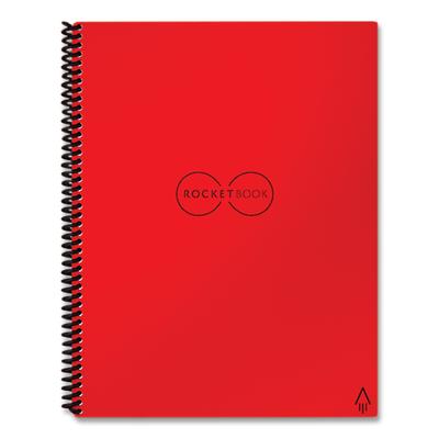 Rocketbook EVRLKCBG Core Smart Notebook, Dotted Rule, Red Cover, (16) 11 x 8.5 Sheets