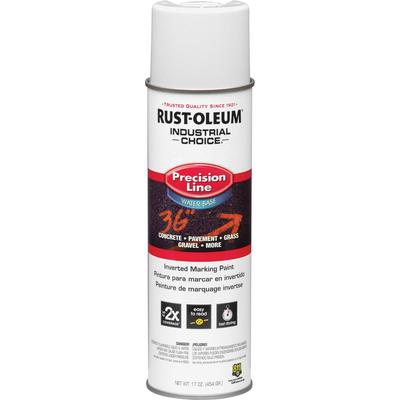 Rust-Oleum 203039CT Marking Paint, 17 oz., Water-based, 12/CT, White - Case of 12 RST203039CT