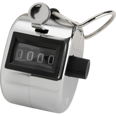 Sparco 24100 Tally Counter with Finger Ring, Silver