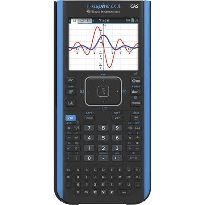 Texas Instruments NSPIRECX2CAS Graphing Calculator, Cs Ii Cas, 7-1/4"Wx11-4/5"Lx2"H, Multi