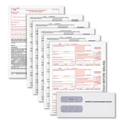 TOPS 22905KITNEC Five-Part 1099-NEC Online Tax Kit, 8.5 x 11, 3/Page, 24/Pack - Pack Of 24