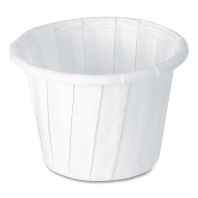 Solo Inc. 075 Paper Portion Cups, .75oz, White, 250/Bag, 20 Bags/Carton - Case of 5000