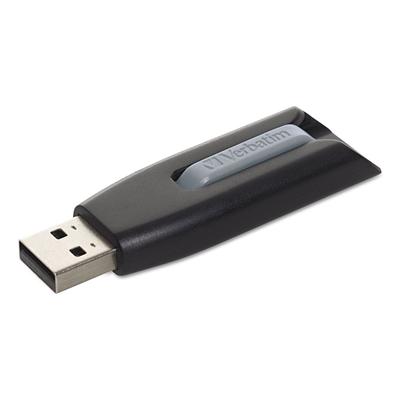 Verbatim VER49173 Store 'n' Go V3 USB 3.0 Drive, 32 GB, Black/Gray