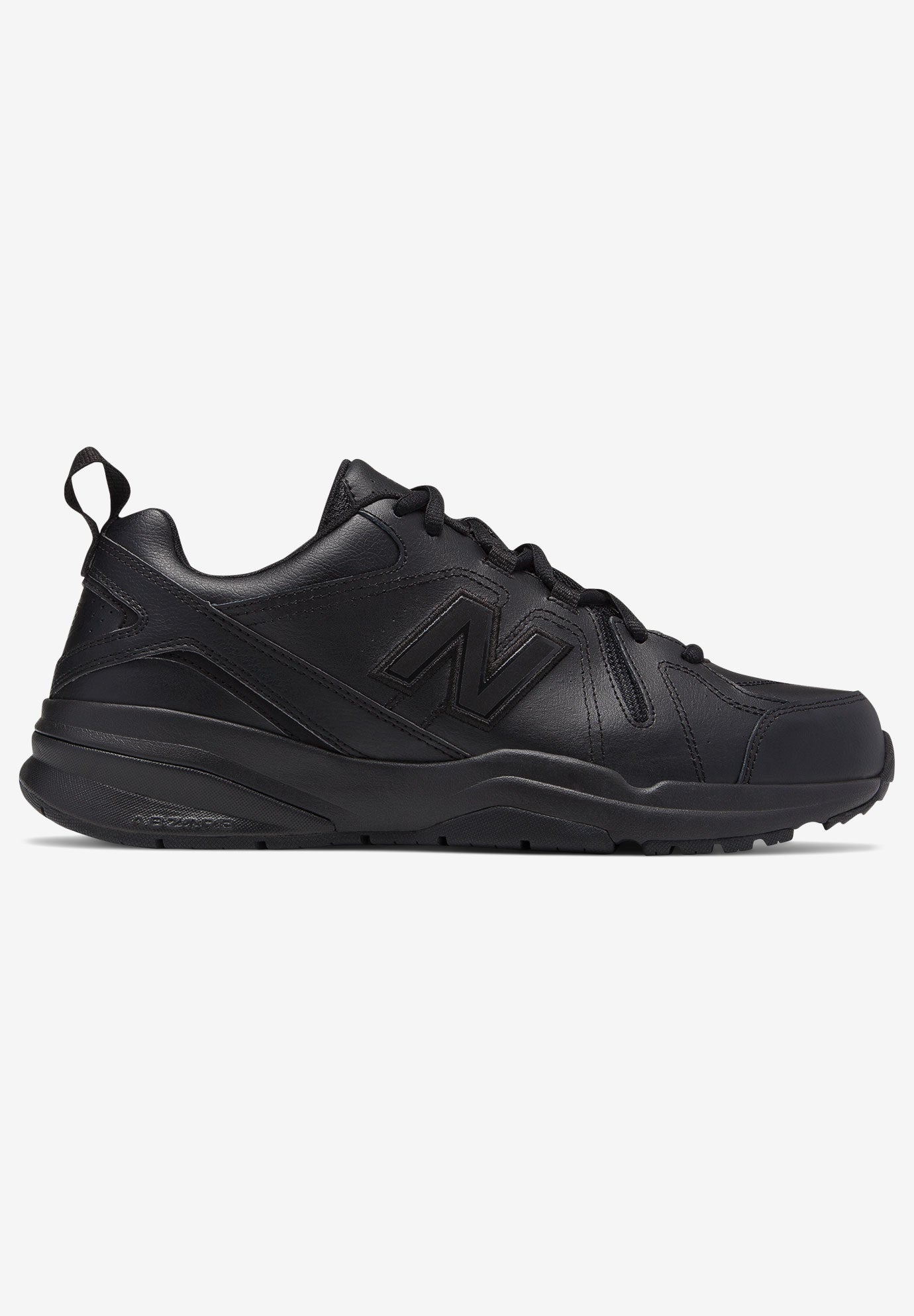 Plus Size Women's New Balance 608V5 Sneakers by New Balance in Black Leather (Size 16 EE)
