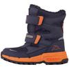 Outdoorwinterstiefel KAPPA, Gr. 32, blau (navy, orange), Synthetik, mehrfarbig, sportlich, Schuhe, - aus der Kappa Expedition Serie