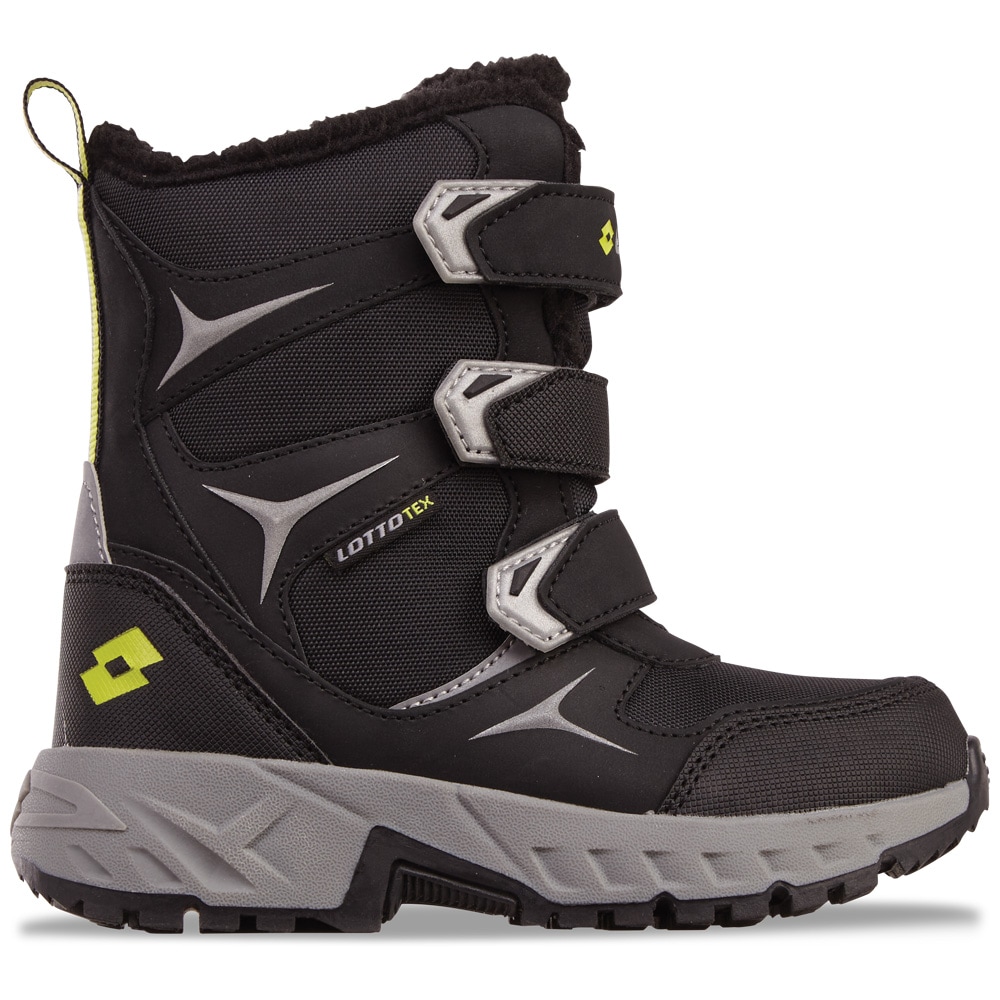 Klettboot LOTTO, Gr. 32, schwarz (schwarz, silber), Synthetik, mehrfarbig, Schuhe, - wasserdicht, windabweisend & atmungsaktiv Image