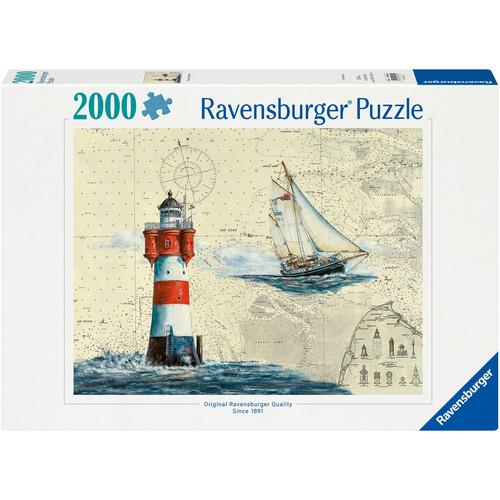 Puzzle RAVENSBURGER ""Romantischer Leuchtturm"" Puzzles bunt Kinder Made in Germany, FSC - schützt Wald weltweit