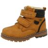 Winterboots TOM TAILOR, Kinder, Gr. 20, braun (camelfarben), Lederimitat, Textil, sportlich, Schuhe, mit gepolstertem Schaftrand