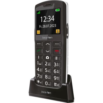 BEAFON Handy "SL260" Mobiltelefone schwarz (schwarz/silber)