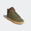Sneakerboots ADIDAS SPORTSWEAR "RAPID COURT MID WINTERIZED", Damen, Gr. 35,5, grün (olive strata, shadow braun, gum 3), Synthetik, sportlich, Schuhe, Sneaker, Schnürboots, Winterschuhe
