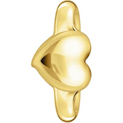 Ohrklemme THOMAS SABO "Earcuff in Herzform, Bold Elegance, EC0028-001-21, EC0028-413-39", gold (gelbgoldfarben), Ohrring