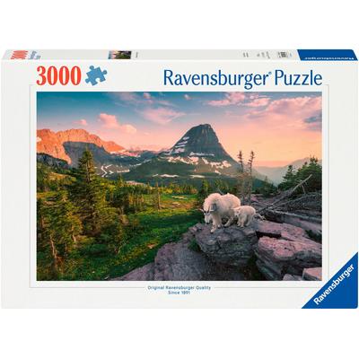 Puzzle RAVENSBURGER "Almbock mit Baby" Puzzles bunt Kinder Made in Germany, FSC - schützt Wald weltweit