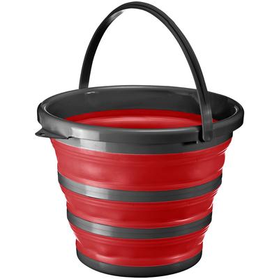 Falteimer WESTMARK, rot, B:33,0cm H:4,9cm L:34,5cm, Kunststoff, Eimer, Putzeimer, faltbar, 10 Liter, Kunststoff Image