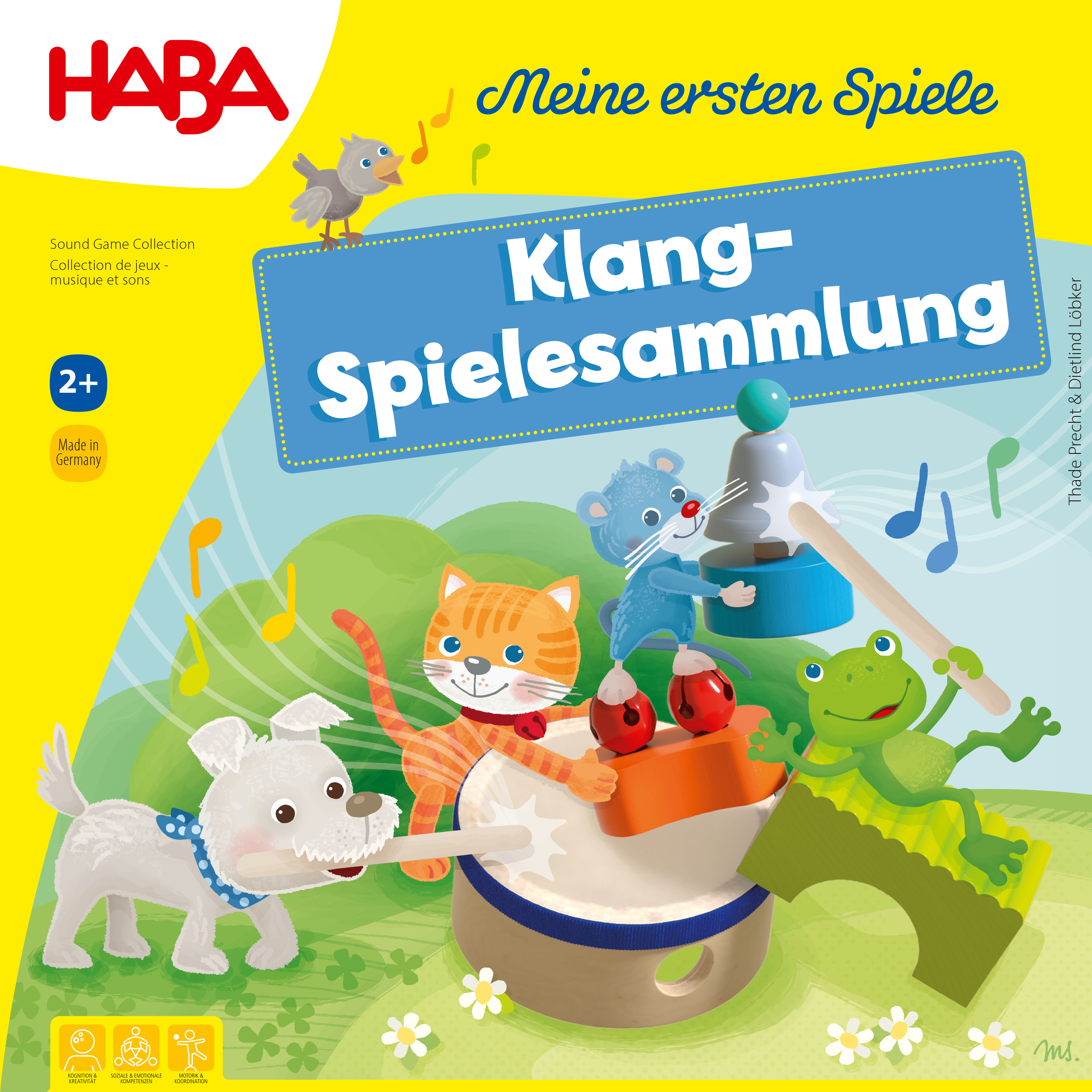 Spiel HABA "Meine ersten Spiele - Klang-Spielesammlung Meine ersten Spiele", bunt, Spiele, Kinder, Holz, Pappe, Made in Germany