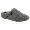 Pantoffel VERBENAS, Damen, Gr. 37, grau (dunkelgrau), Textil, klassisch, Schuhe Pantoffeln Plüsch Hausschuh Hausschuh, Hausschuh, Homeslipper, Clog in kuscheliger Optik
