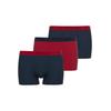 Boxershorts TOM TAILOR, Herren, Gr. 5 (M), rot (rot, mittel, multicolor), Single Jersey, Obermaterial: 95% Baumwolle, 5% Elasthan, unifarben, körpernah, Unterhosen, mit Logobund