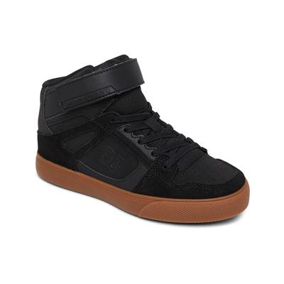 Sneaker DC SHOES "Pure High-Top EV", Kinder, Gr. 4(35), schwarz (schwarz, gum), Obermaterial: Leder / Futter: Textil / Außensohle: Gummi, Schuhe Image