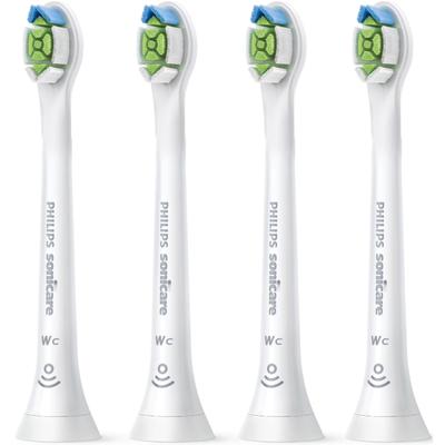 Aufsteckbürste PHILIPS SONICARE "HX6074/27 Optimal White Mini" Zahnbürstenköpfe Gr. 4 St., weiß