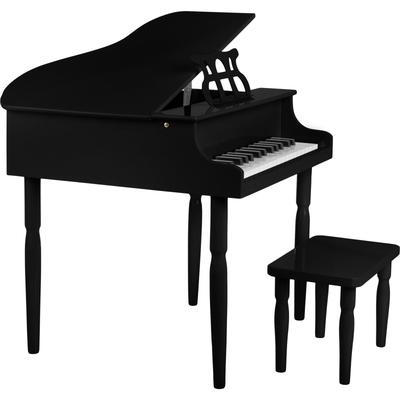 Hey Play Kids Piano - 30 Key Mini Grand Piano with Music Stand and Bench