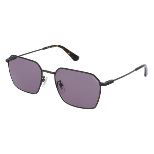 Police SPLL84 Herren-Sonnenbrille Vollrand Eckig Acetat-Gestell, grau