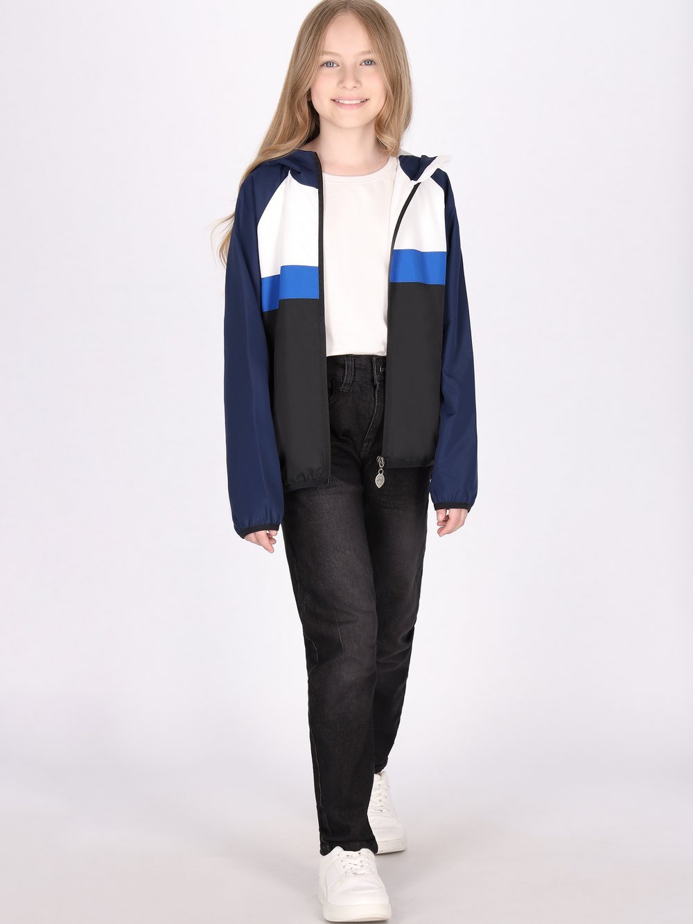 MyMo (Kids) Anorak Mädchen marine, 128 Image