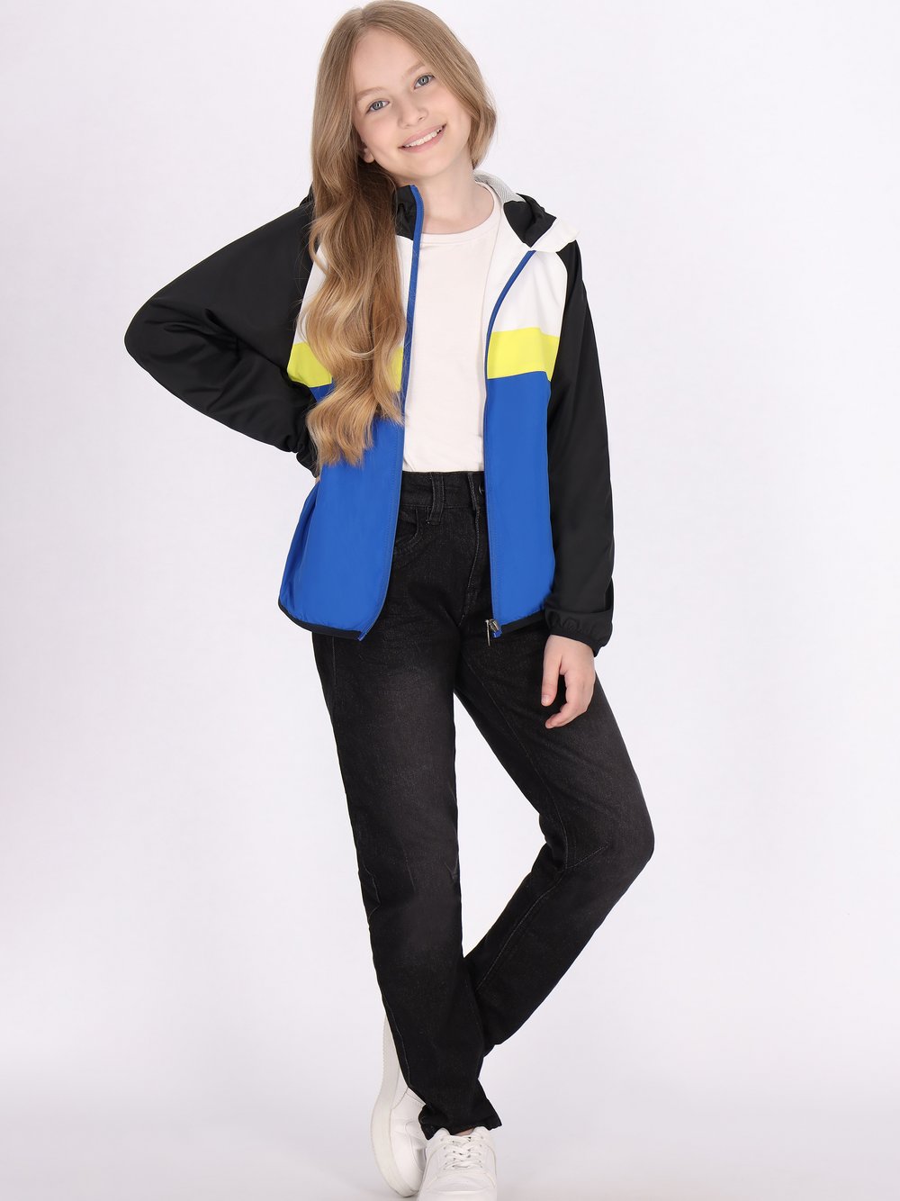 MyMo (Kids) Anorak Mädchen blau, 134 Image