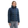 Steppjacke TOM TAILOR, Damen, Gr. M (38), blau (nighttime blau), Web, Obermaterial: 100% Polyester. Futter: 100% Polyester, unifarben, casual, bequem hüftlang, Rundhals, Langarm elastischer Bund, Jacken, mit Stehkragen und Reißverschluss