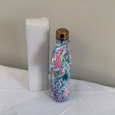 Lilly Pulitzer Other | Lilly Pulitzer For S'well 25 Oz Bottle - Jet Stream - New | Color: Blue/Pink | Size: 25 Oz.