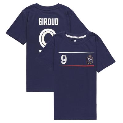 Frankreich Spieler T-Shirt GIROUD No 9 - Marineblau - Kinder Image