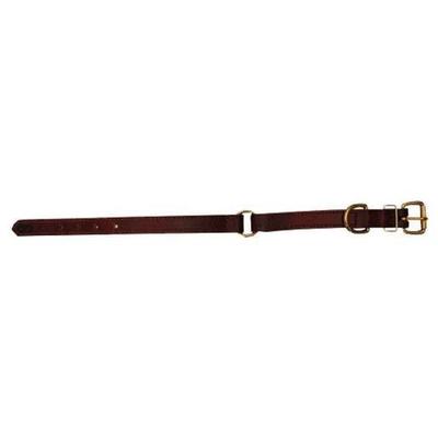 Mud River High Prairie 16in Leather Collar - With Safety - Brown 16in