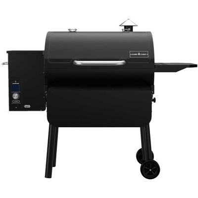 Camp Chef Pellet Grill - 30in STXS Sportsman's Exclusive Pellet Grill with Front and Side Shelf - Black