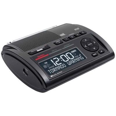 Midland WR400 Deluxe NOAA Weather Radio - Black
