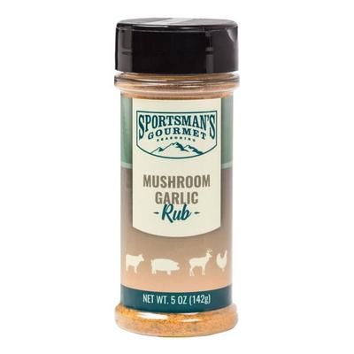 Sportsman's Gourmet Mushroom Garlic Rub - 4oz
