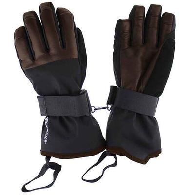 Kanut Sports Loa Performance Ski Gloves - Black/Brown L