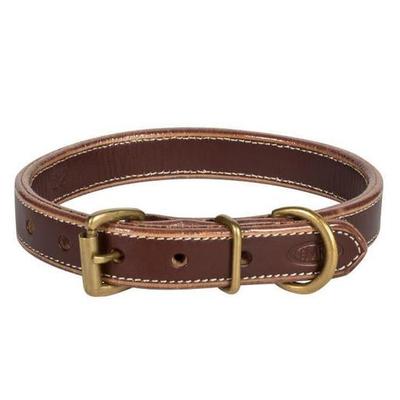 Mud River High Prairie Leather Collar - Mahogany 20in