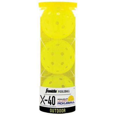 Franklin X-40 Outdoor Pickleballs - 3 Pack