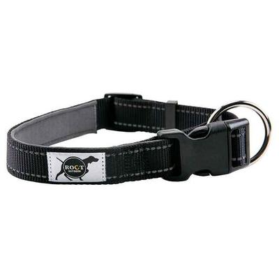ROCT Outdoors Trailhead Padded & Lined Traditional Collar - Small, Black - Black 14in-20in