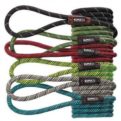 Kuma 3-In-1 Polyester Dog Leash - Lime/Black