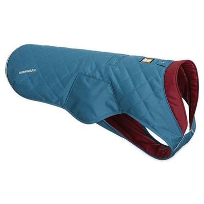 Ruffwear Stumptown Quilted Dog Coat - Metolius Blue Medium