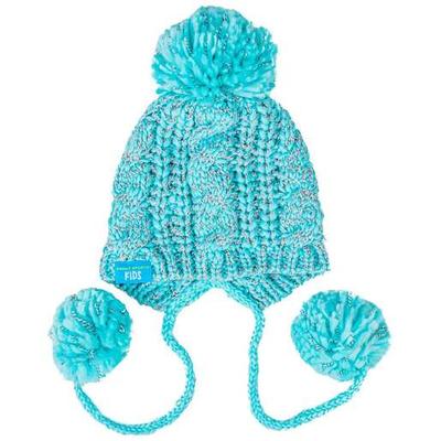 Rustic Ridge Girls Pom Beanie - Black L/XL